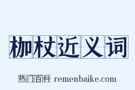 枷杖近义词是什么意思的图片